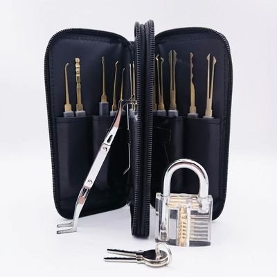 24PC Serralheiro Supplies aço inoxidável Lock Pick Up Set para conveniente fechadura de abertura