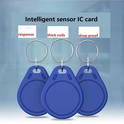 Cartão de acesso ABS Metal IC opcional para controle de porta de chaveira de elevador em áreas residenciais