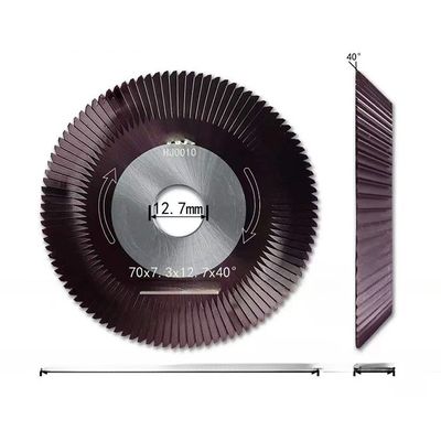 Acessórios da máquina de chave horizontal Corte de fresagem para cortes precisos e suaves