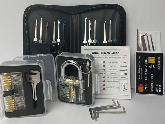 24PC Serralheiro Supplies aço inoxidável Lock Pick Up Set para conveniente fechadura de abertura