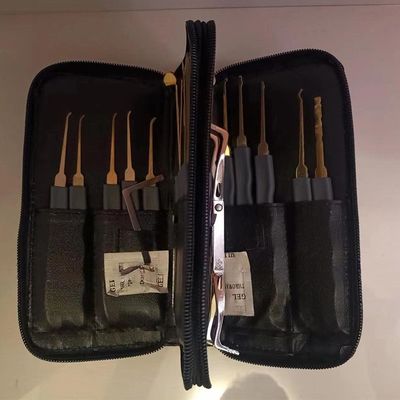 24PC Serralheiro Supplies aço inoxidável Lock Pick Up Set para conveniente fechadura de abertura