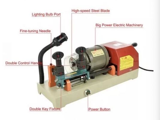 Máquina de cópia de teclas de 220 V/110 V e máquina de corte de teclas de 50/60 Hz para duplicar teclas em branco