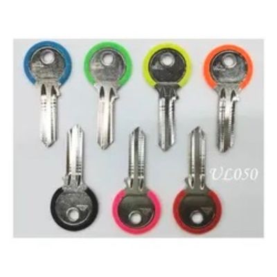 Chave de porta de liga de titânio de cores múltiplas chave de porta de metal magnético para suprimentos de latão fechadura de porta em branco