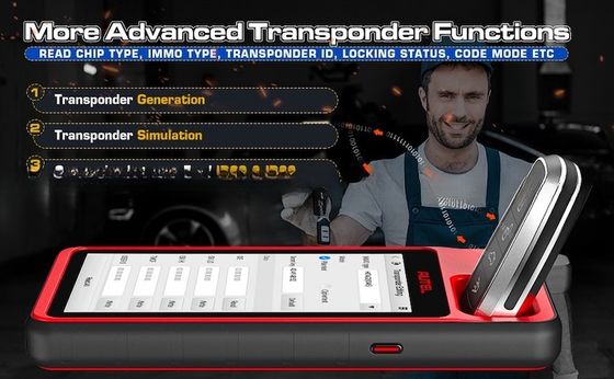 AUTEL KM100 Key Programmer IMMO Instrumento de Diagnóstico para a Região da Europa WxHxD 200*89*22 mm