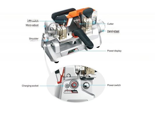 XC-009 Ferramenta de duplicação de chave com tensão de trabalho de 110V/220V e velocidade do eixo de 1050 rpm