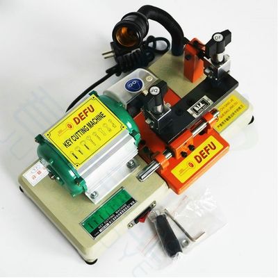 120W Potência do motor Defu 238RS Máquina de corte de chave horizontal para materiais ABS e aço