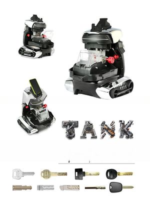 Duplicação de chave sem esforço com TANK 2 Pro A máquina de corte de chave CNC multifuncional