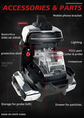 Máquina de corte automática de chave CNC para chave de buraco
